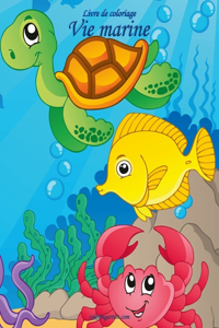 Livre de coloriage Vie marine 1