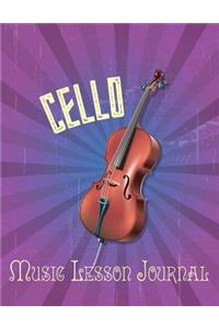 Cello Music Lesson Journal