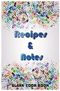 Blank Cookbook Recipes & Notes