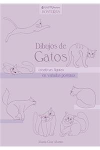 Dibujos de Gatos: Creativas Figuras En Variadas Posturas