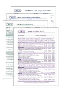 Communication and Symbolic Behavior Scales Developmental Profile (Csbs Dp), First Normed Edition, Record Forms