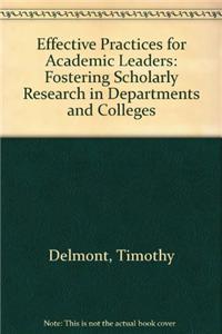 Effective Practices for Academic Leaders