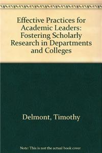 Effective Practices for Academic Leaders