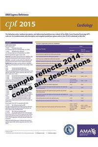 CPT 2015 Express Reference Coding Card: Cardiology