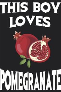 This Boy Loves Pomegranate Notebook