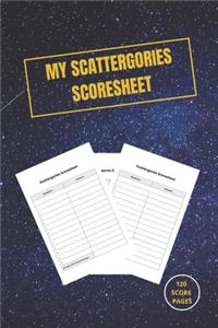 MY Scattergories Score sheet