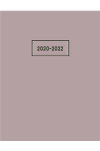 2020-2022 Monthly Planner