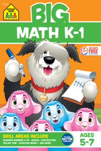 School Zone Big Math K-1 Workbook