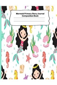 Mermaid Primary Story Journal Composition Book