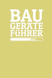 Baugeräteführer lädt