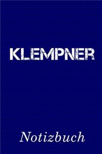 Klempner Notizbuch