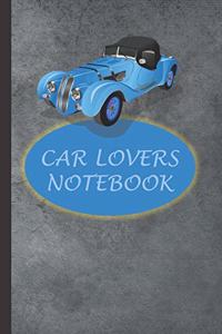 Car Lovers Notebook