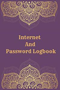 Internet And Password Logbook