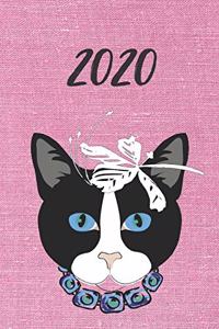 2020 dicker TageBuch Kalender Katze