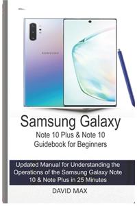 Samsung Galaxy Note 10 & Note 10 Plus Guidebook for Beginners