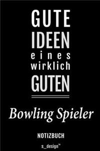 Notizbuch für Bowling Spieler