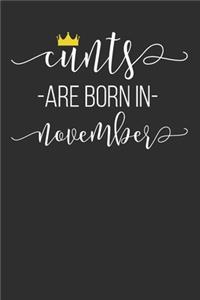 Cunts Are Born In November