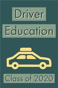 Driver Education Class of 2020
