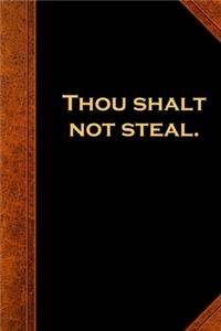 2020 Weekly Planner Religious Theme 7th Commandment Vintage Style Traditional