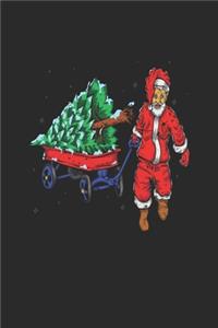 Santa And Christmas Tree