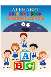 Alphabet Coloring Book Kindergarten