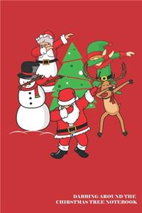 Dabbing Around the Christmas Tree Notebook