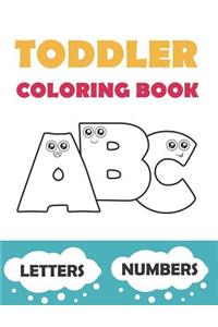 Toddler Coloring Book ABC