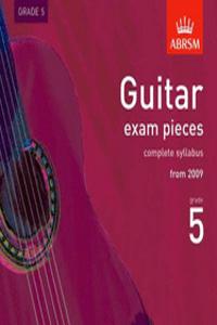 Guitar Exam Pieces 2009 CD, ABRSM Grade 5
