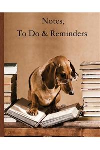 Notes, To Do & Reminders.