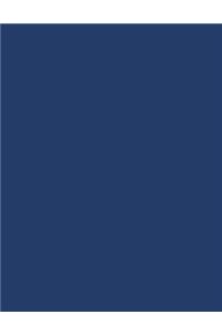 Navy Blue 101 - Lined with Margins Notebook