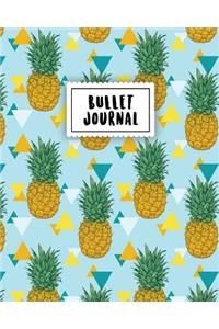 Bullet Journal: Pineapple Journal 150 Dot Grid Pages (Size 8x10 Inches) with Bullet Journal Sample Ideas