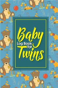 Baby Log Book for Twins