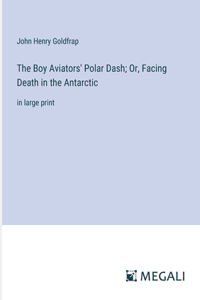 The Boy Aviators' Polar Dash; Or, Facing Death in the Antarctic