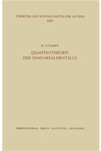 Quantentheorie Der Ionenrealkristalle