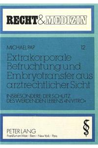 Extrakorporale Befruchtung und Embryotransfer aus arztrechtlicher Sicht