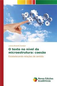 O texto no nível da microestrutura
