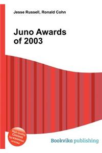 Juno Awards of 2003
