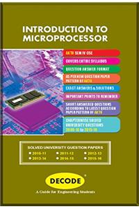 Decode Introduction to Microprocessor for APJAKTU (CSE Sem-IV course-2013)