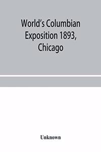 World's Columbian exposition 1893, Chicago. Catalogue of the Russian section