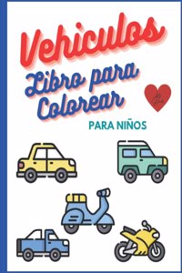 Vehículo Libro de Colorear para Niños