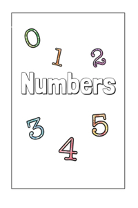 Marble Numbers Coloring book