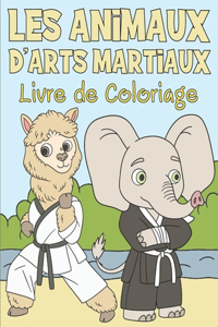 Livre de Coloriage les Animaux d'Arts Martiaux