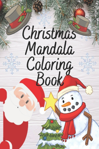 Christmas Mandala Coloring Book