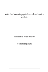 Method of producing optical module and optical module