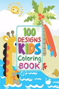 100 Designs KIDS Coloring Book