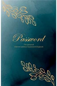 Password Logbook To Protect Usernames and passwords in one secure and convenient place - Key Logbook size 5.5 x 8.5 inch 110 Pages