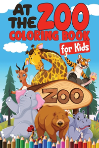 At the Zoo Coloring Book