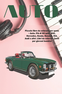 Piccolo libro da colorare per uomo - Auto. Più di 50 auto