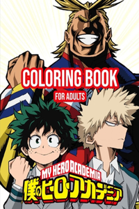 My Hero Academia Coloring Book For Adults