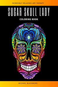 Sugar Skull Lady Coloring Book